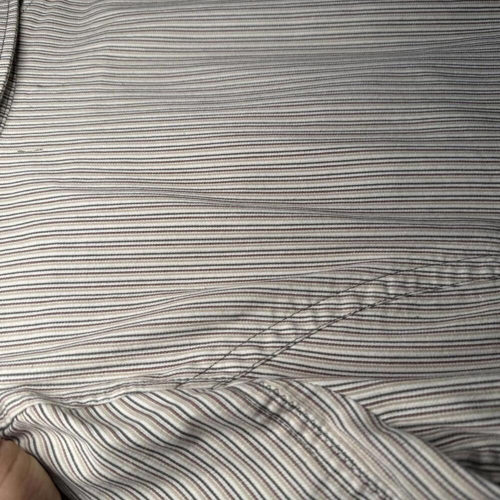 Y2K Indie vanguard Preppy Beige Striped Blazer Jacket - Picture 6 of 6